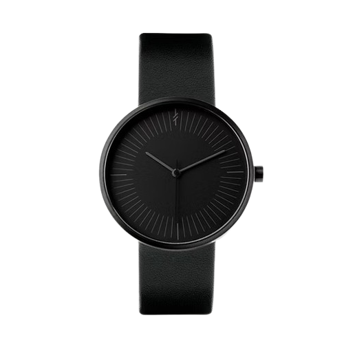 Classic Leather Strap Watch