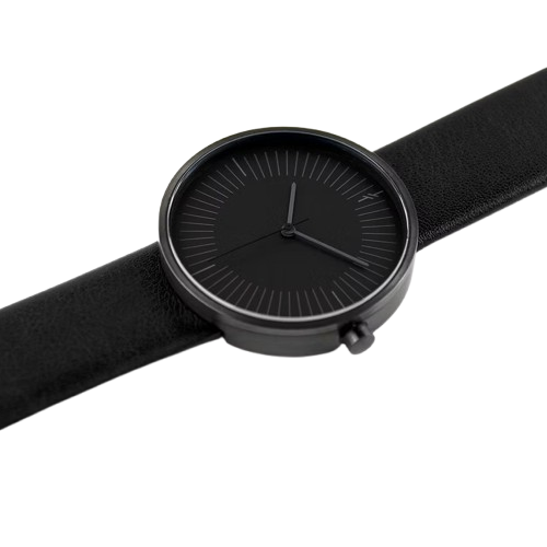 Classic Leather Strap Watch - Image 4